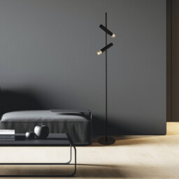 Korys  Multi Arm Floor Lamp Sandy Black - Gold LED 3000K - thumbnail 2