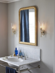 Dryden 1 Light Bathroom Wall Light Polished Brass IP44, G9 - thumbnail 2