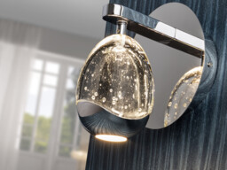 Rocío Integrated LED Wall Lamp Chrome 3000K - thumbnail 2