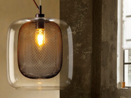 Fox Pendant Light Cylindrical, Chocolate 1x E27 - thumbnail 2