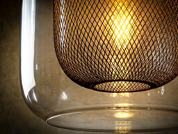 Fox Pendant Light Cylindrical, Chocolate 1x E27 - thumbnail 3