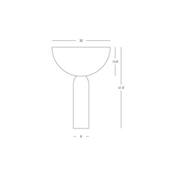 Althea Table Lamp Natural Stone 1xE27 - thumbnail 3