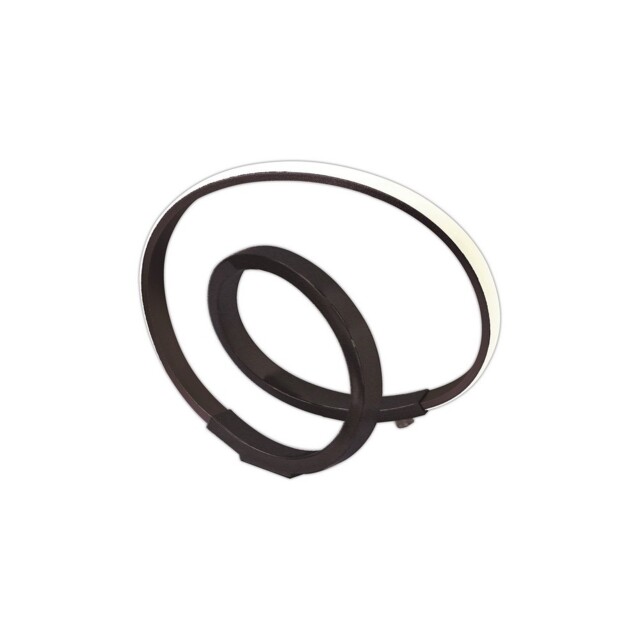 Infinity Table Lamp 12W LED 2800K, 1000lm, Brown Oxide, White Acrylic - image 1