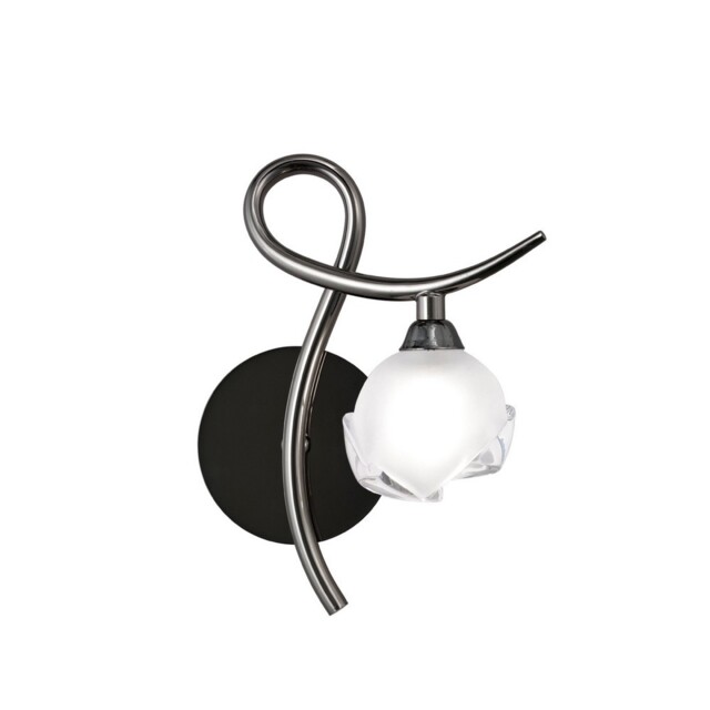 Fragma Wall Lamp Right Switched 1 Light G9, Black Chrome - image 1