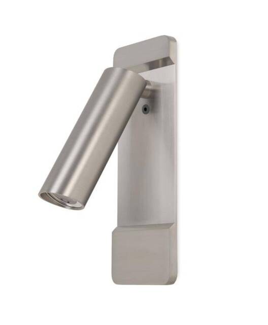 Lire LED Wall Reading Light Satin Nickel 179lm 2700K - Special Offer - image 1