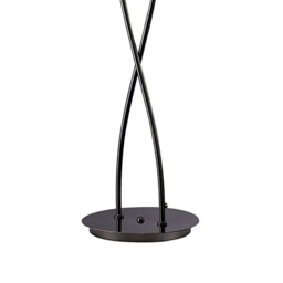 Eclipse Floor Lamp 2 Light G9, Black Chrome - thumbnail 3
