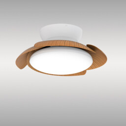 Aloha 45W LED Dimmable Ceiling Light With Built-In 30W DC Reversible Fan, Wood, 3500lm, 5yrs Warranty - thumbnail 2