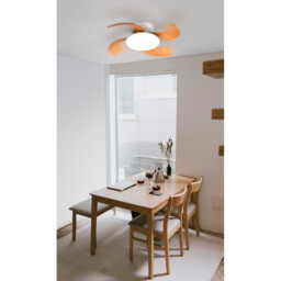 Aloha 45W LED Dimmable Ceiling Light With Built-In 30W DC Reversible Fan, Wood, 3500lm, 5yrs Warranty - thumbnail 3