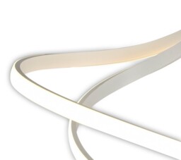 Nur Semi Flush Ceiling 50W LED 3000K, 4000lm, Dimmable White, Frosted Acrylic - thumbnail 5