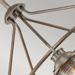 Kichler Ashland Bay Outdoor Pendant Ceiling Light Burnished Bronze, IP44 - thumbnail 3
