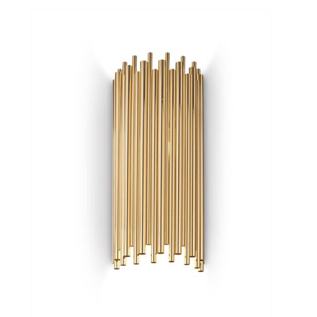 Pan 2 Light Wall Light Gold - image 1