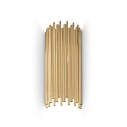 Pan 2 Light Wall Light Gold - thumbnail 1
