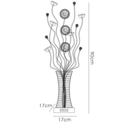 (DH) Majella Table Lamp 4 Light G4 Polished Chrome/Silver/Crystal, NOT LED/CFL Compatible - thumbnail 3