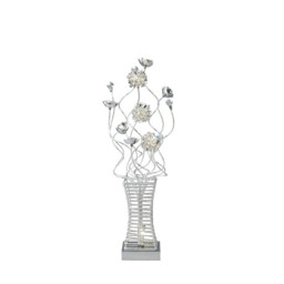 (DH) Majella Table Lamp 4 Light G4 Polished Chrome/Silver/Crystal, NOT LED/CFL Compatible - thumbnail 1