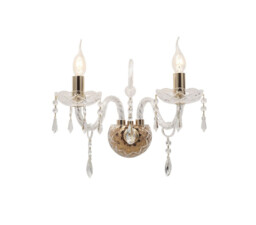 MONALISA Wall Light Gold, Crystal 40x34x18cm