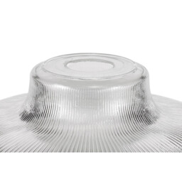 Dresden 2 Light Semi Flush Ceiling Lamp E27 With Round 30cm Glass Shade Matt Black, Clear - thumbnail 5