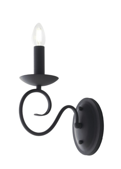 BEATRICE Candle Wall Light Anthracite 11x15.5x25cm
