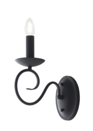 BEATRICE Candle Wall Light Anthracite 11x15.5x25cm