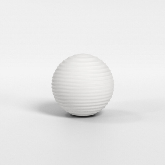 Tacoma Shades Shades White Ribbed Glass