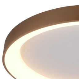 Niseko II Ring Ceiling 90cm 78W LED, 2700K-5000K Tuneable, 6200lm, Remote Control, Gold, 3yrs Warranty - thumbnail 3