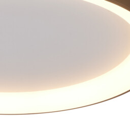 Niseko II Ring Ceiling 90cm 78W LED, 2700K-5000K Tuneable, 6200lm, Remote Control, Gold, 3yrs Warranty - thumbnail 5