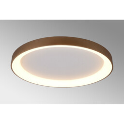 Niseko II Ring Ceiling 90cm 78W LED, 2700K-5000K Tuneable, 6200lm, Remote Control, Gold, 3yrs Warranty - thumbnail 2