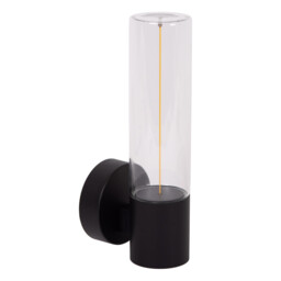 Lucide FILANI - Wall light Indoor/Outdoor - LED - 1x8W 2700K - IP54 - Black - Essential - thumbnail 2