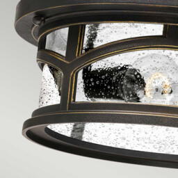Marblehead 2 Light Flush Mount - Palladian Bronze Finish, E27 - thumbnail 2