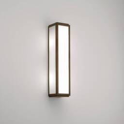 Mashiko Bathroom Wall Light Bronze IP44, E14