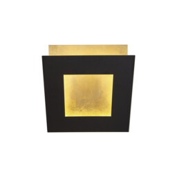 Dalia 18cm Wall Lamp, 18W LED, 3000K, 1260lm, Gold/Black, 3yrs Warranty - thumbnail 2