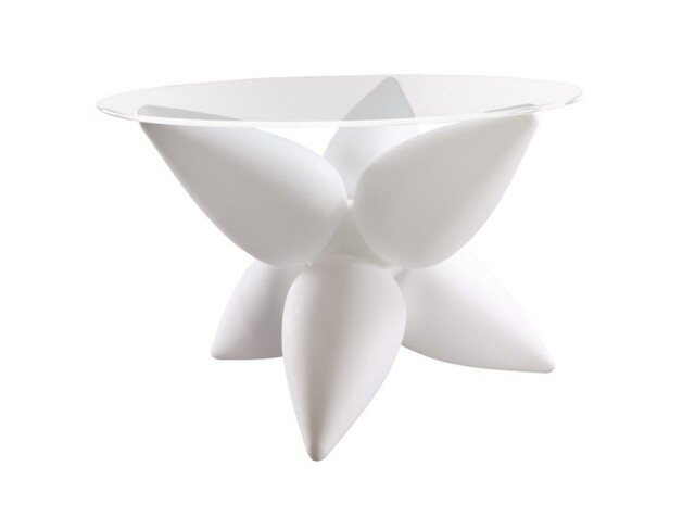 Palma Table 6 Light E27 Outdoor Glass, IP44, Opal White, Clear Glass - image 1