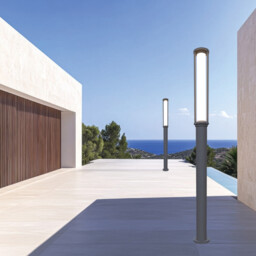 Zambelis Outdoor Lamp Posts Graphite LED 3000K IP65 17W - thumbnail 2