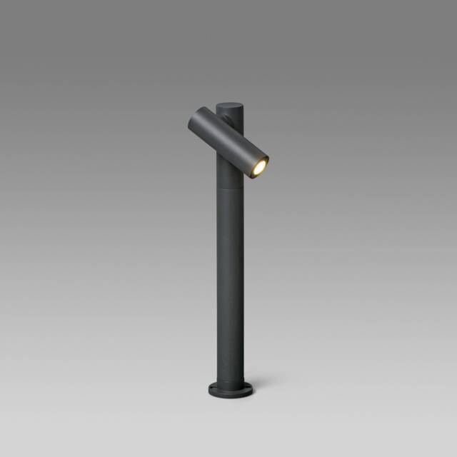 Spy Outdoor LED Bollard Spotlight Lamp Dark Grey 6W H430 IP65 - image 1
