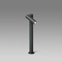 Spy Outdoor LED Bollard Spotlight Lamp Dark Grey 6W H430 IP65