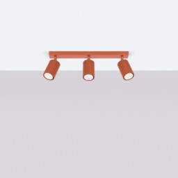 Karbon Minimalist Spotlight Bar 3 Light Red Ochre - thumbnail 2
