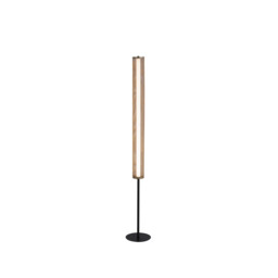 Thread LED Floor Lamp, Gold Mesh and Sand Black Metal