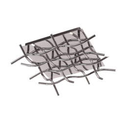 Aire Ceiling Square 16 Light G4, Polished Chrome, NOT LED/CFL Compatible