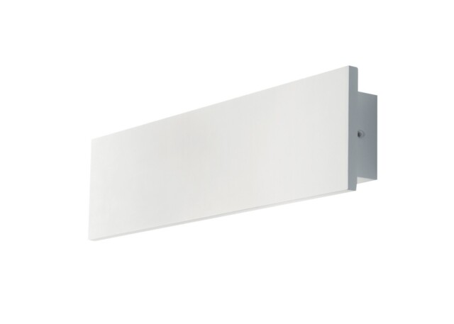 Ortisei LED Plaster Flush Wall Light, White, 4000K