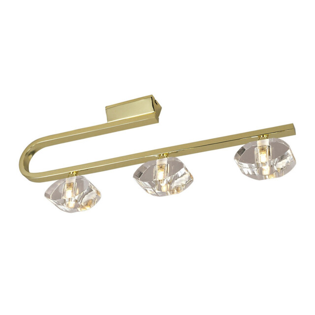 Alfa Linear Bar 3 Light G9, Polished Brass - image 1
