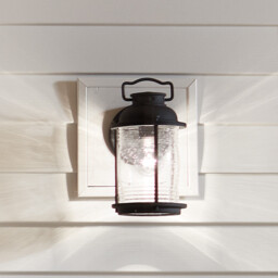 Ashland Bay 1 Light Small Outdoor Wall Lantern Zinc IP44, E27 - thumbnail 3