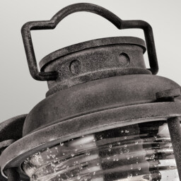 Ashland Bay 1 Light Small Outdoor Wall Lantern Zinc IP44, E27 - thumbnail 5
