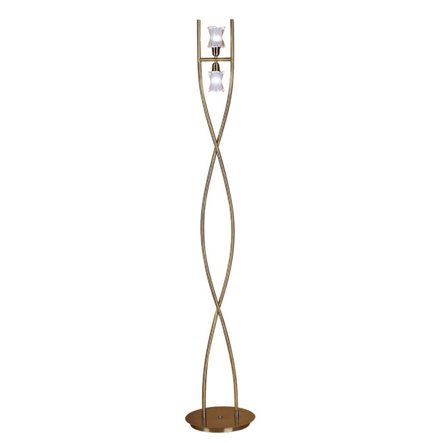 Alaska Floor Light G9 2 Light G9, Antique Brass, NOT LED/CFL Compatible - image 1