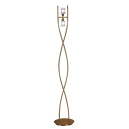 Alaska Floor Light G9 2 Light G9, Antique Brass, NOT LED/CFL Compatible