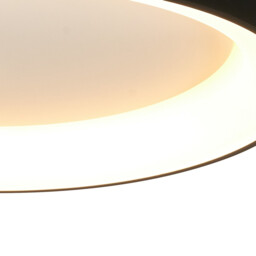 Niseko II Ring Ceiling 38cm 30W LED, 2700K-5000K Tuneable, 2250lm, Remote Control & APP, Black, 3yrs Warranty - thumbnail 5