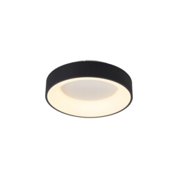 Niseko II Ring Ceiling 38cm 30W LED, 2700K-5000K Tuneable, 2250lm, Remote Control & APP, Black, 3yrs Warranty - thumbnail 1