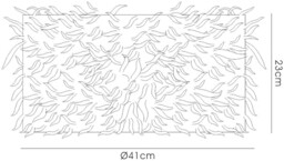 Arqus Feather Shade Red 410mm x 200mm - thumbnail 3