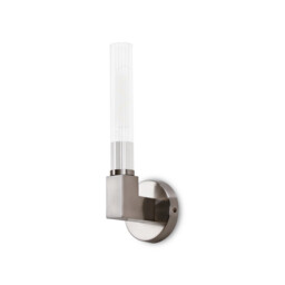 Conesville Bathroom Wall Lamp, E27, IP44, Satin Nickel - thumbnail 5