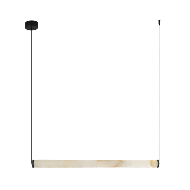 Malia 69.4cm Bar Pendant Ceiling Light Sandy Black-Natural Alabaster LED 3000K - image 1