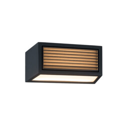Zambelis Outdoor Modern Wall Lamp Graphite 1x E27 IP54 - thumbnail 1