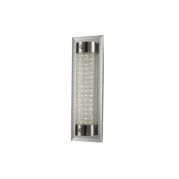 Tube Flush 13W LED 4000K Polished Chrome/ Sand Diamond, 1100lm, 3yrs Warranty
